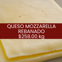 Queso Mozzarella Rebanado