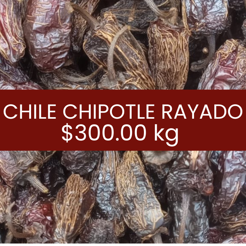 Chile Rallado Chile chipotle rayado Peso 1 kg