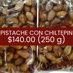 Pistache con chiltepín