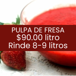 Pulpa de fresa (litro)