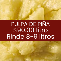 Pulpa de piña (litro)