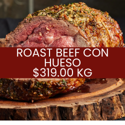 Roast beef con hueso
