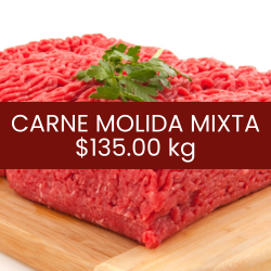 Carne molida mixta