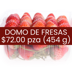 Fresas en domo (454 g)
