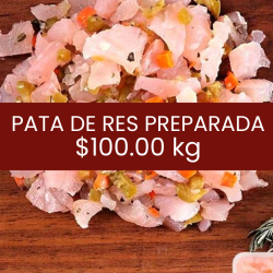 Pata de res preparada