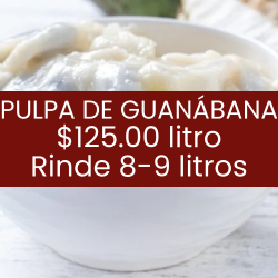 Pulpa de guanábana (litro)