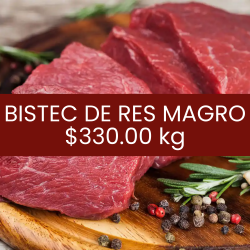 Bistec de res magro