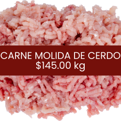 Carne molida de cerdo