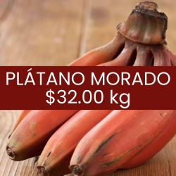 Plátano morado