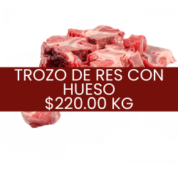 Trozo de res con hueso