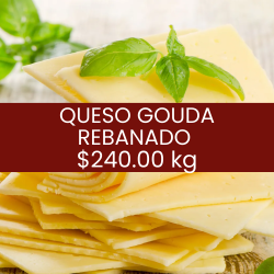 Queso Gouda Rebanado