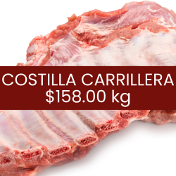 Costilla carrillera de cerdo