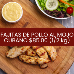 Fajitas de pollo al mojo...