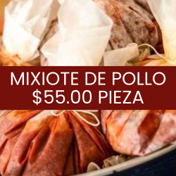 Mixiote de pollo (pieza)