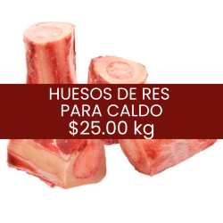 Huesos de res para caldo