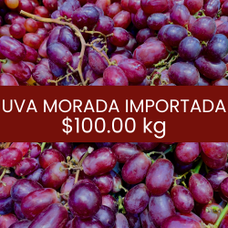 Uva morada importada