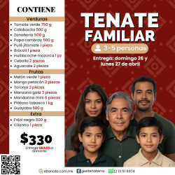 Tenate familiar 26 y 27 de...