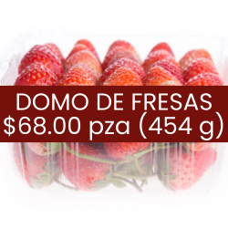 Fresas en domo (454 g)