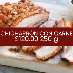 Chicharrón con carne