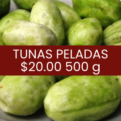Tunas peladas (paquete 500 g)