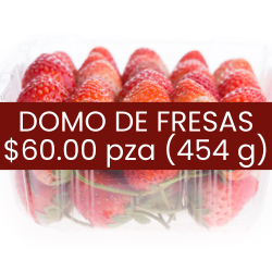 Fresas en domo (454 g)